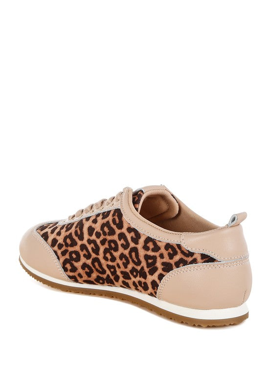 Narati Leopard Print Real Leather Sneakers - Xtreme Shopper