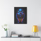 My Future Is Brighter Than The Darkness Black Woman Art Canvas Wall Print