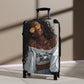 Vacation Mode Black Woman Art Hardshell Hardside Lockable Spinner Suitcase Luggage