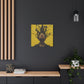 Hype Afrocentric Black Woman Art Canvas Wall Print