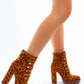 Fremont Leopard Print Chunky Boots - Xtreme Shopper