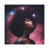 An Afrocentric Universe Fantasy Black Woman Canvas Wall Print
