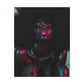Sometimes It's A Little Hot Afrocentric Black Woman Art Canvas Wall Print