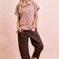 BiBi Boho Washed Terry Pants with Pockets - Xtreme Shopper