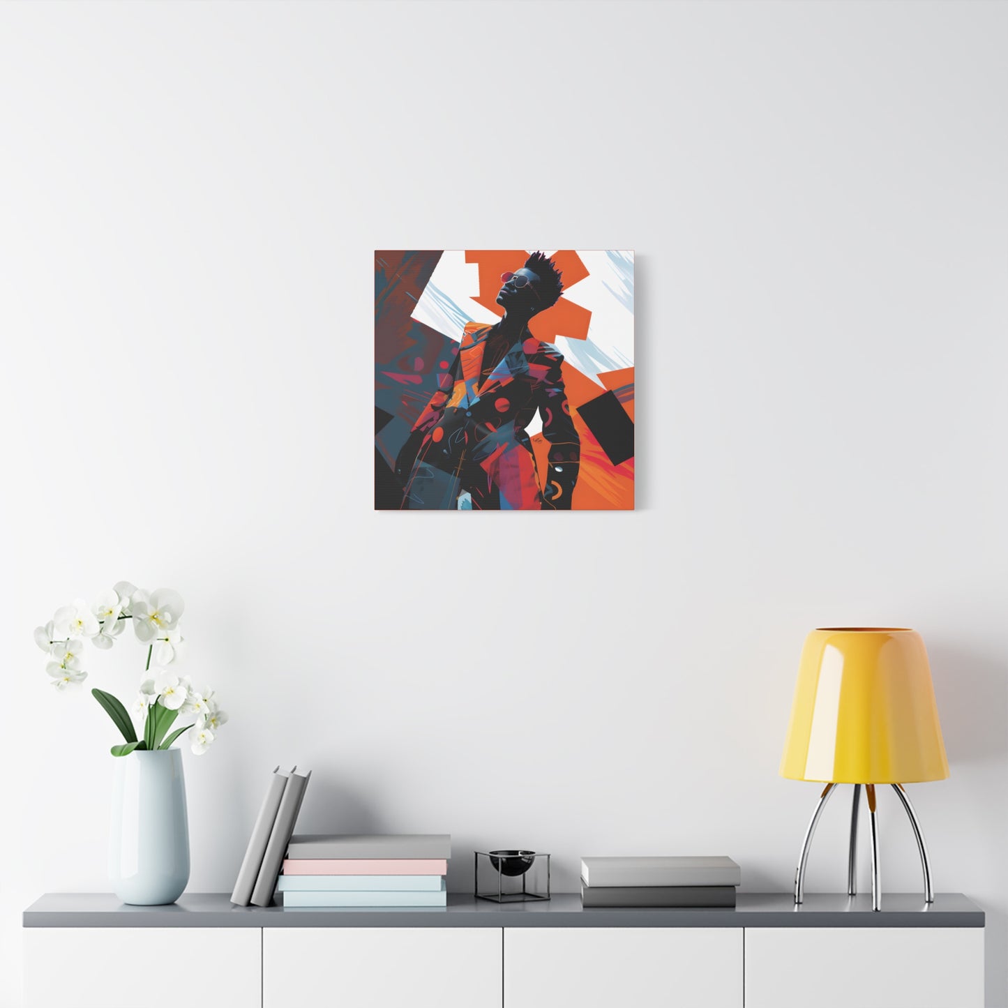 Fashion Is King Afrocentric Black Art Canvas Wall Print