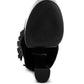 Sundra Floral Applique Platform Heeled Boots - Xtreme Shopper