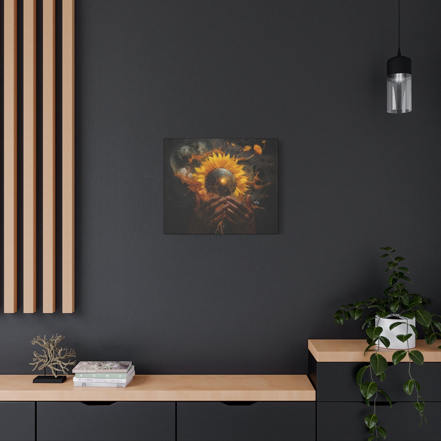 New Beginnings Afrocentric Black Art Canvas Wall Print
