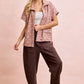 BiBi Boho Washed Terry Pants with Pockets - Xtreme Shopper