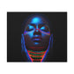 My Future Is Brighter Than The Darkness Black Woman Art Canvas Wall Print