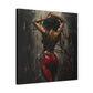 Private Dancer Afrocentric Black Woman Art Canvas Wall Print
