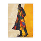 I Am Fashion Forward Afrocentric Black Man Abstract Art Canvas Wall Print