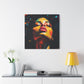 The Rapture Black Woman Abstract Artwork Canvas Wall Print