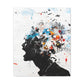 Frustration Afrocentric Black Art Canvas Wall Print