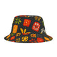 Trendy Ethnic Inspired Print Unisex Bucket Beach Hat
