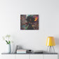 Flee To Freedom Afrocentric Abstract Black Woman Fantasy Alternative History Art Canvas Wall Print