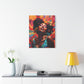 I Am The Embodiment Of Black Joy Afrocentric Black Woman Abstract Art Canvas Wall Print