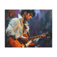 Prince In Concert Afrocentric Black Art Canvas Wall Print
