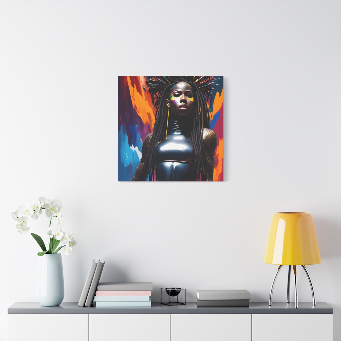 You Can't Take My Crown Abstract Black Woman Artwork Canvas Wall Print - Xtreme Shopper