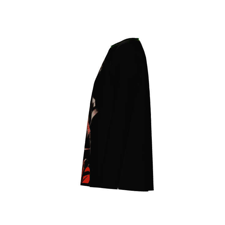 Just Chillin' Afrocentric Black Woman Art Crewneck Tunic Sweater