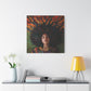 Rooted In My Mind Afrocentric Black Woman Inspirational Spiritual Art Canvas Wall Print - Xtreme Shopper