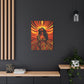 Autumn Rises Black Woman Art Canvas Wall Print
