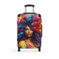 In Every Color I'm Beautiful Black Woman Art Hardshell Hardside Lockable Spinner Suitcase