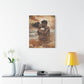 Forever Mine Black Love Art Canvas Wall Print