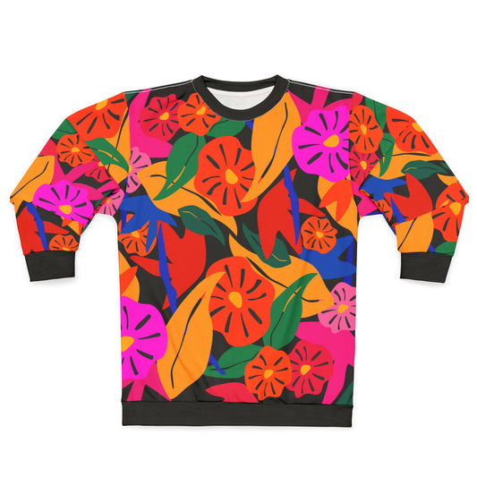 Spring Fling Abstract Art Graphic Sweatshirt