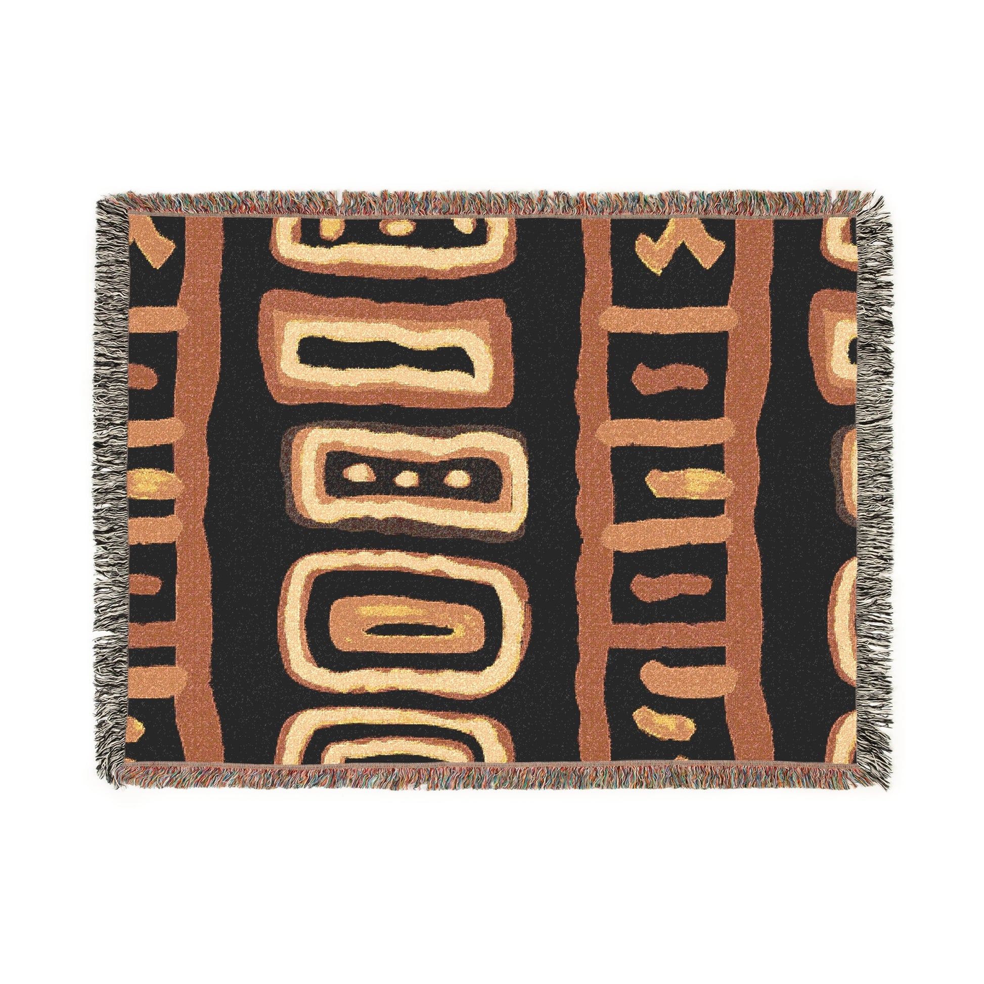 Modern Abstract Afrocentric Art Woven Throw Blanket - Xtreme Shopper