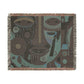 Abstract Mask Afrocentric Abstract Art Woven Throw Blanket