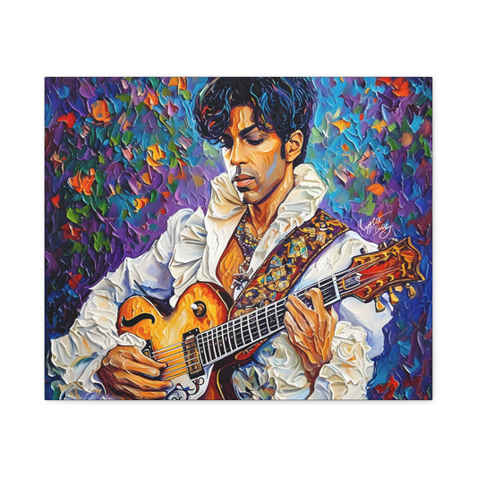 Prince The Artist Afrocentric Black Man Art Canvas Wall Print