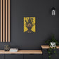Hype Afrocentric Black Woman Art Canvas Wall Print