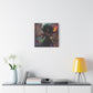 Flee To Freedom Afrocentric Abstract Black Woman Fantasy Alternative History Art Canvas Wall Print