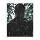 Rainy Days Aren't That Bad Afrocentric Black Man Art Canvas Wall Print