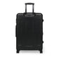 Afro Fractal Vacay Black Art Hardshell Hardside Lockable Spinner Suitcase Luggage
