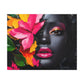Everything is Beautiful Afrocentric Black Woman Art Canvas Wall Print