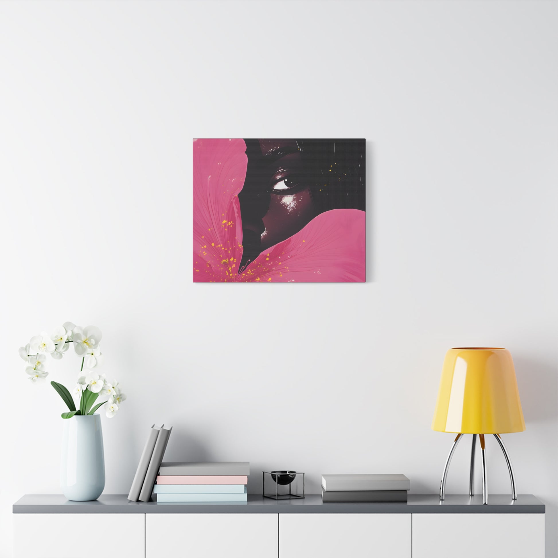 Beautiful Secrets Afrocentric Black Woman Art Canvas Wall Print - Xtreme Shopper