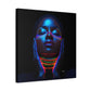 My Future Is Brighter Than The Darkness Black Woman Art Canvas Wall Print