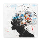 Frustration Afrocentric Black Art Canvas Wall Print