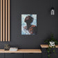 Refreshed Afrocentric Black Woman Art Canvas Wall Print