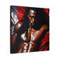 Him Afrocentric Black Artwork Canvas Wall Print