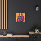 You Know We're Fly Afrocentric Black Abstract Art Canvas Wall Print