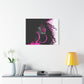 This Pink Is A Mood Afrocentric Black Woman Art Canvas Wall Print