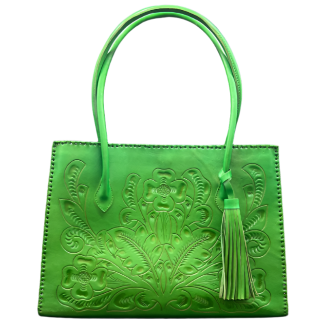 The Amy Boho Leather Tote Bag