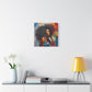 Beauty As Purpose Afrocentric Black Woman Art Canvas Wall Print