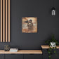 Forever Mine Black Love Art Canvas Wall Print