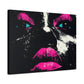 Anticipation Black Woman Art Canvas Wall Print