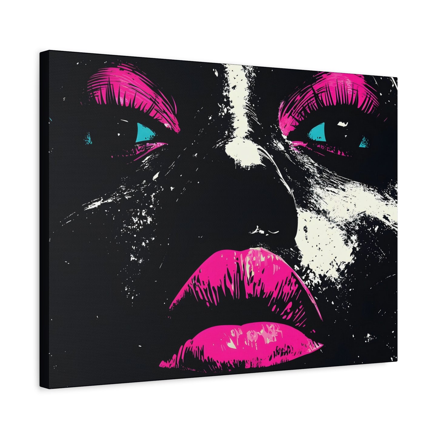 Anticipation Black Woman Art Canvas Wall Print