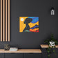 Serenity In Full Color Black Woman Art Canvas Wall Print