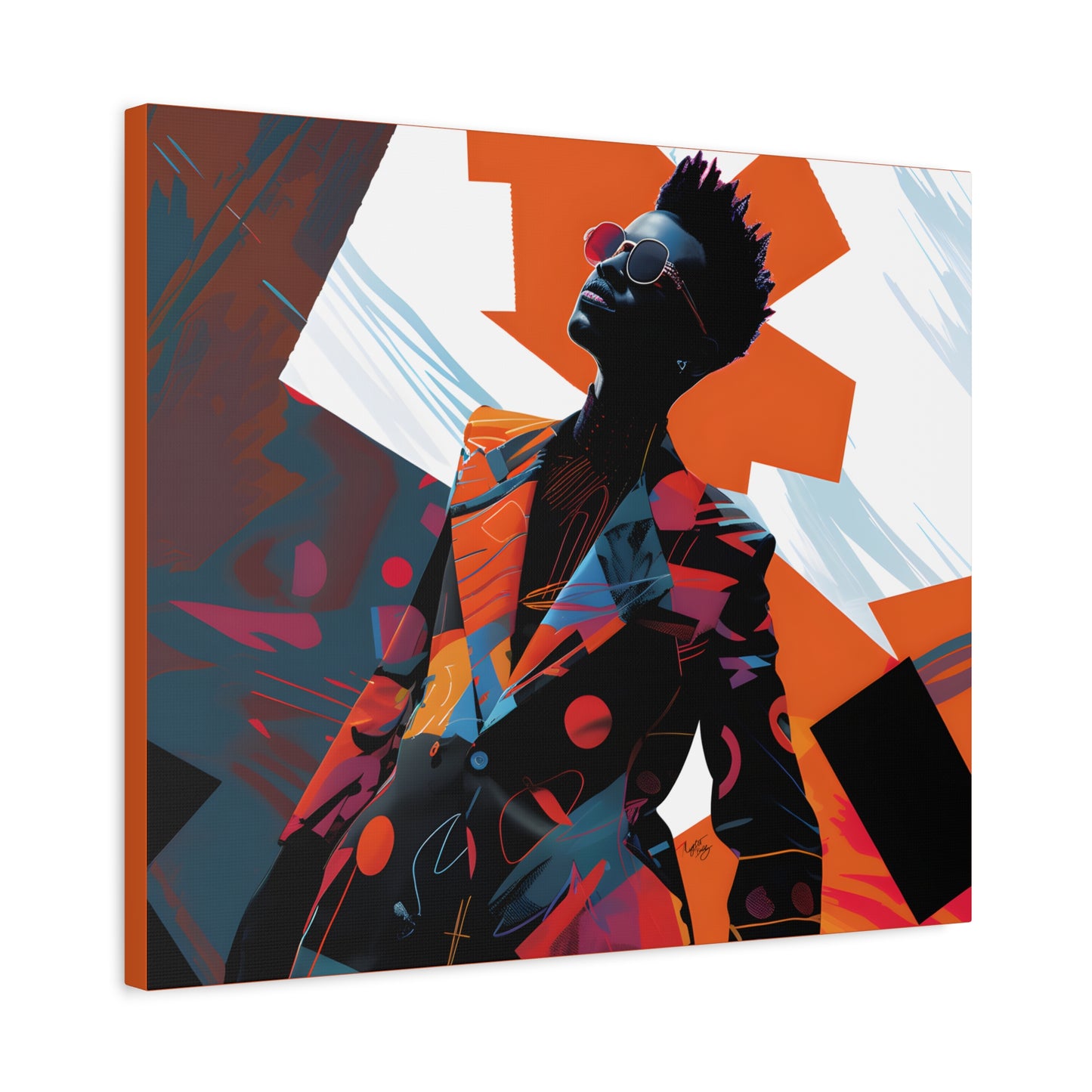 Fashion Is King Afrocentric Black Art Canvas Wall Print